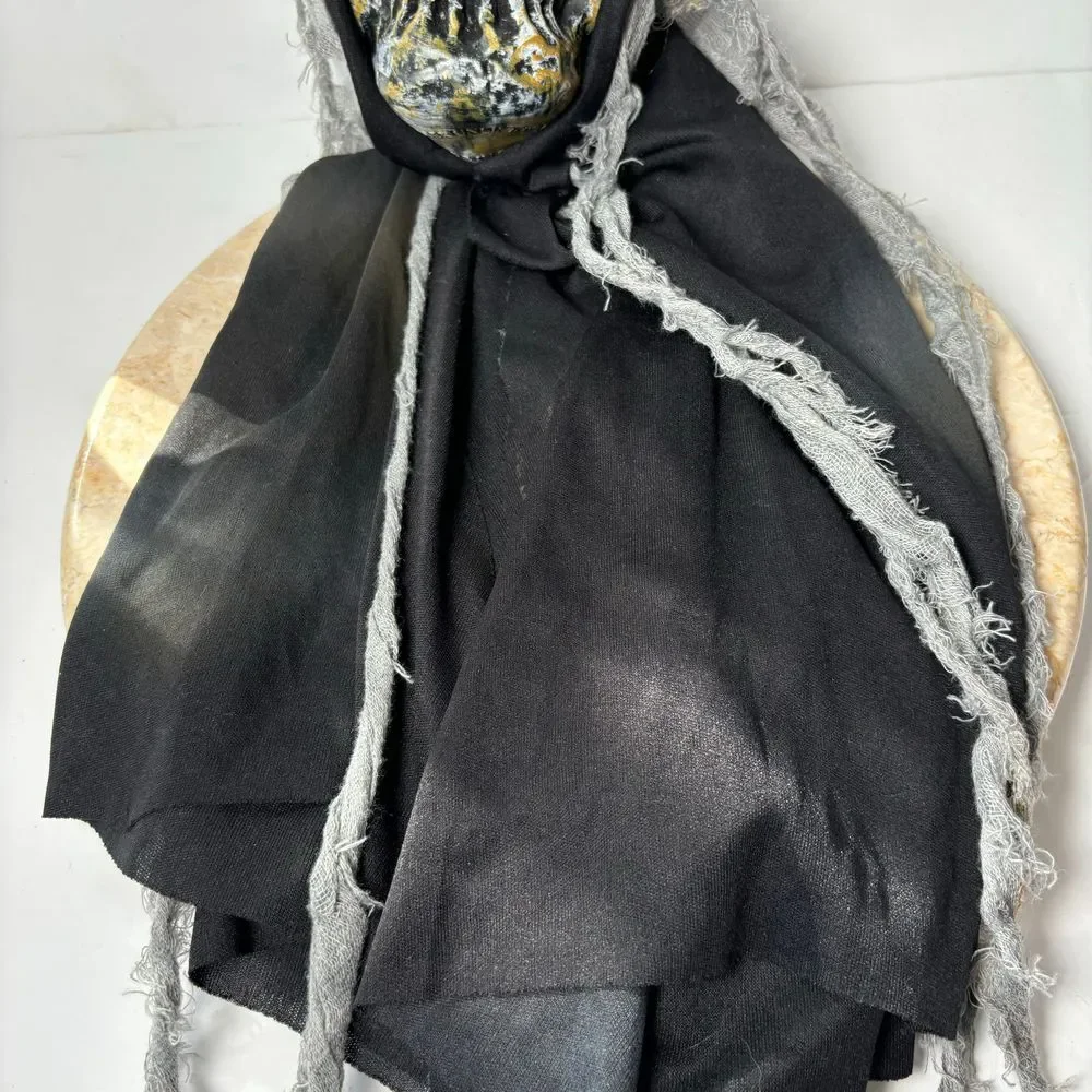 Vintage Easter Unlimited Funworld Grim Reaper Skull Skeleton Halloween Face Mask